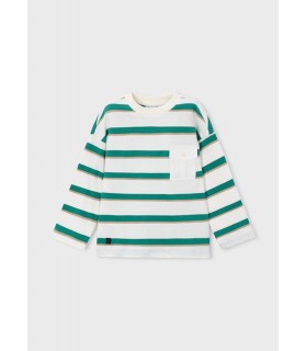 CAMISETA RAYAS BOLSILLO NIÑO MARCA MAYORAL