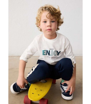 CAMISETA  TEXTO NIÑO MARCA MAYORAL
