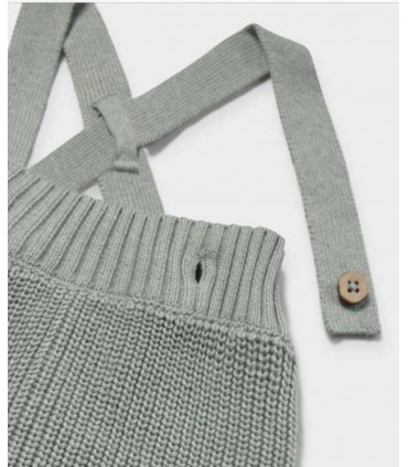 PANTALON TIRANTES TRICOT UNISEX RECIÉN NACIDO