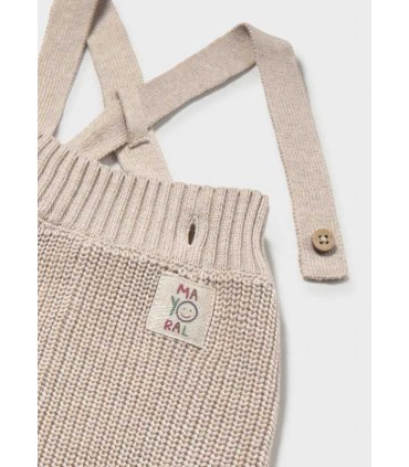 PANTALON TIRANTES  TRICOT UNIESX RECIÉN NACIDO MARCA MAYORAL