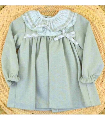 VESTIDO INFANTIL ESPIGA MANGA LARGA MARCA BABY FERR