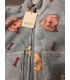 BATA CORALINA ESTAMPADO DOGGIE WALT AZUL MARCA WATERLEMON