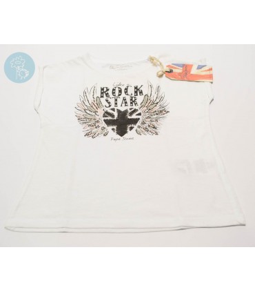 CAMISETA BLANCA LIZZY NIÑA