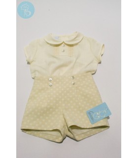 CONJUNTO BEBE PIQUE LABRADO C?RCULOS