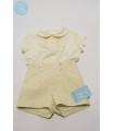 CONJUNTO BEBE PIQUE LABRADO C?RCULOS