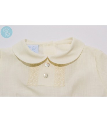CONJUNTO BEBE PIQUE LABRADO C?RCULOS