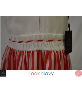Sanmar vestido navy cremallera