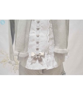 Granlei Infantil niña gris plata