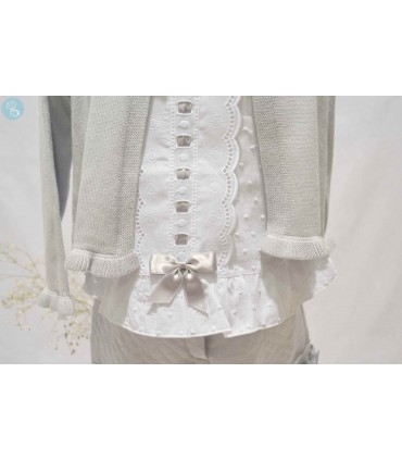 Granlei Infantil niña gris plata