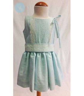 VESTIDO LINO AGUAMARINA